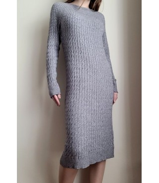 Nauja šilta pilka suknelė